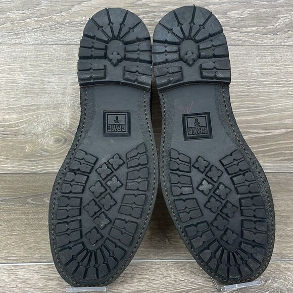 Frye Bowery Chelsea 3487186 Men's Sz 10.5D Dark Brown Leather Pull On Lug Boots - Picture 7 of 16